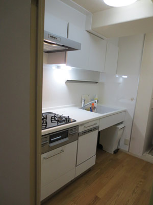 シンク下のオープンスペースがお気に入り